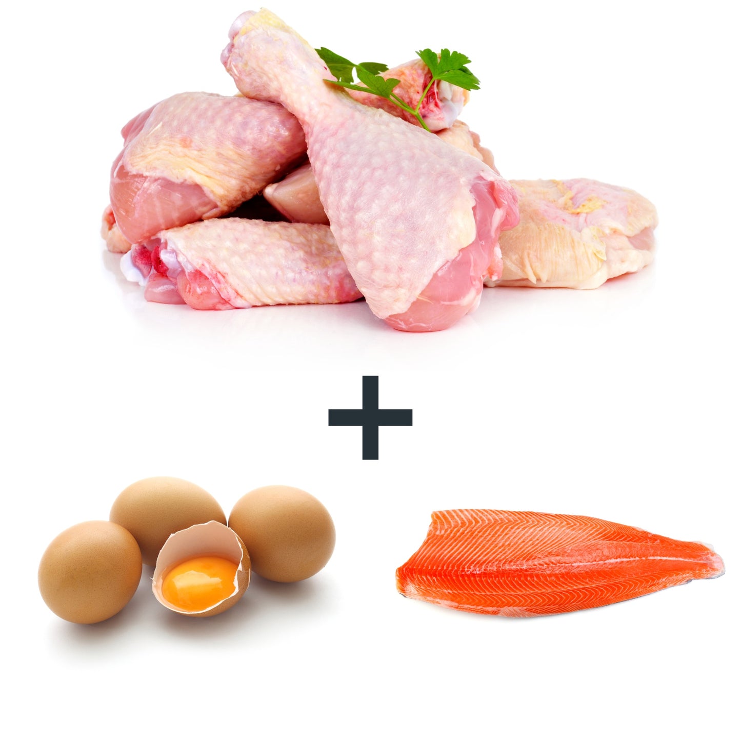 Chicken, Salmon & Egg